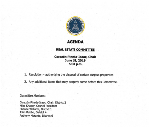 Image of The Yonkers Real Estate Committee Meeting Notice